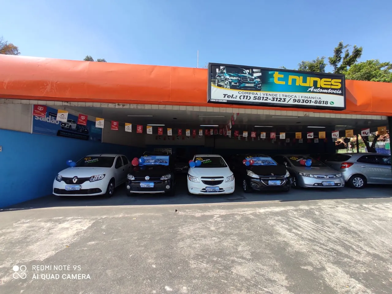 Fachada da loja Veículos à venda em TNUNES AUTOMÓVEIS - São Paulo - SP | Mobiauto