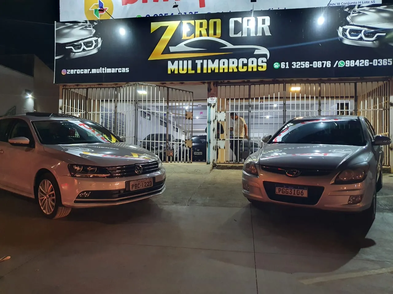Fachada da loja ZERO CAR MULTIMARCAS  - Brasília - DF