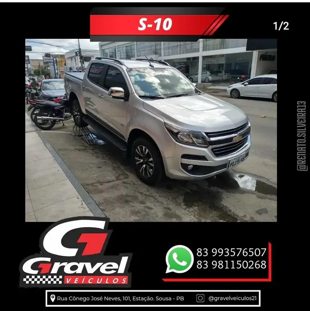 Carro Chevrolet S10 Cabine Dupla 2018 S10 2.8 CTDI LTZ 4WD (Cabine Dupla) (Aut)