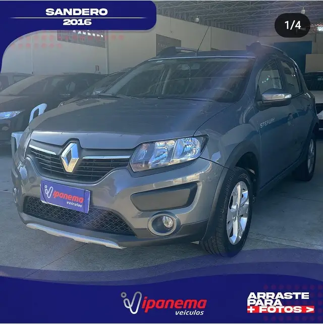 Carro Renault Sandero 2019 Dynamique 1.6 16V SCe (Flex)