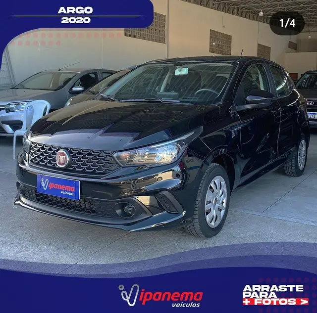 Carro Fiat Argo 2020 Drive 1.0 Firefly (Flex)