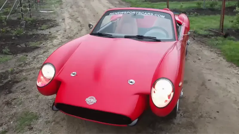 Este carro foi construído usando "fibra de maconha"