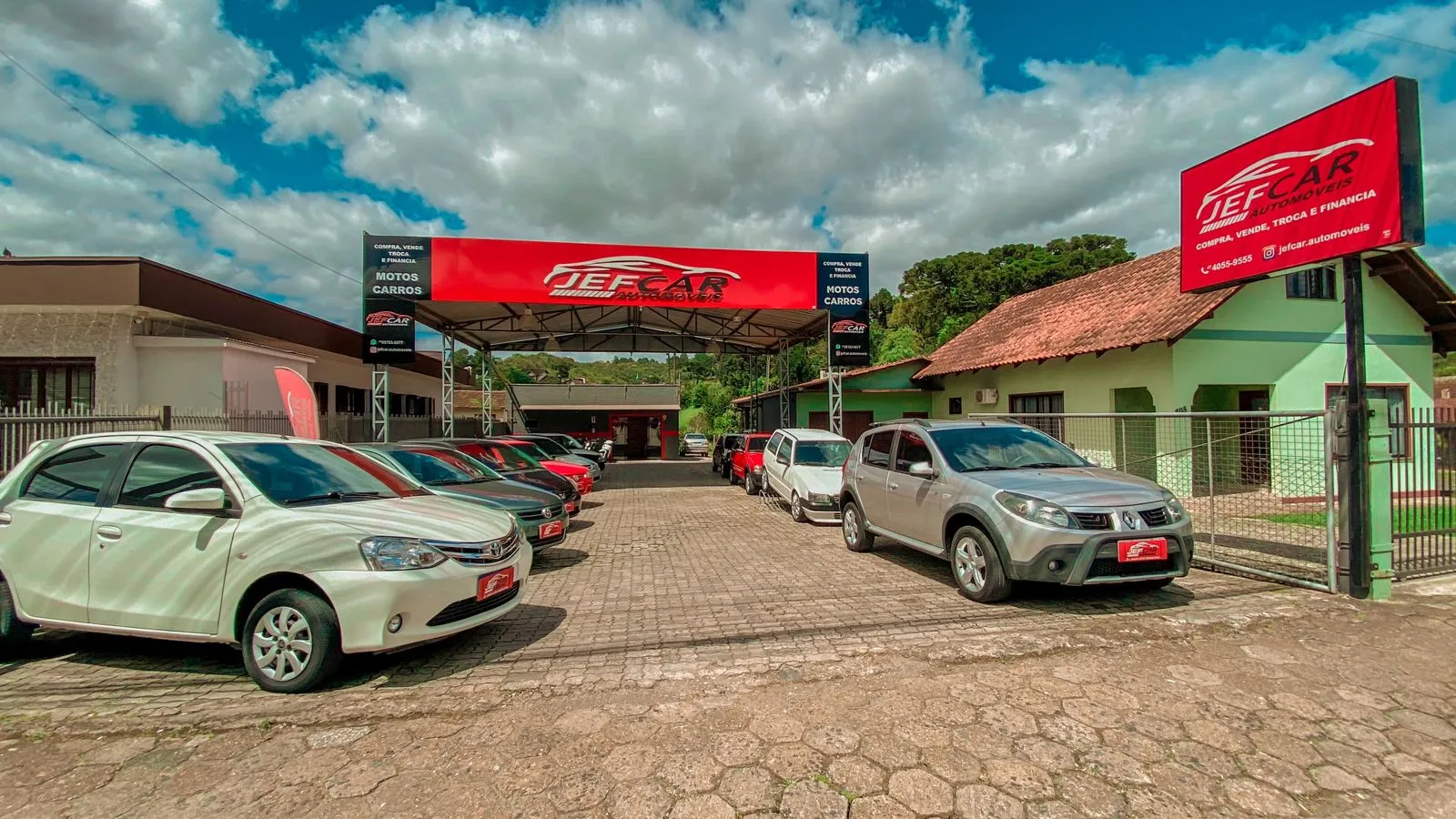 Fachada da loja JEFCAR - São Bento do Sul - SC