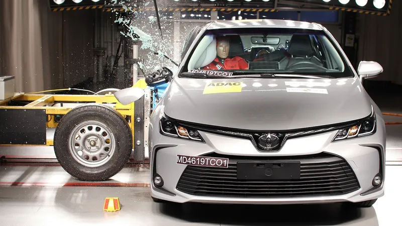Toyota Corolla repete nota máxima em segurança no Latin NCAP
