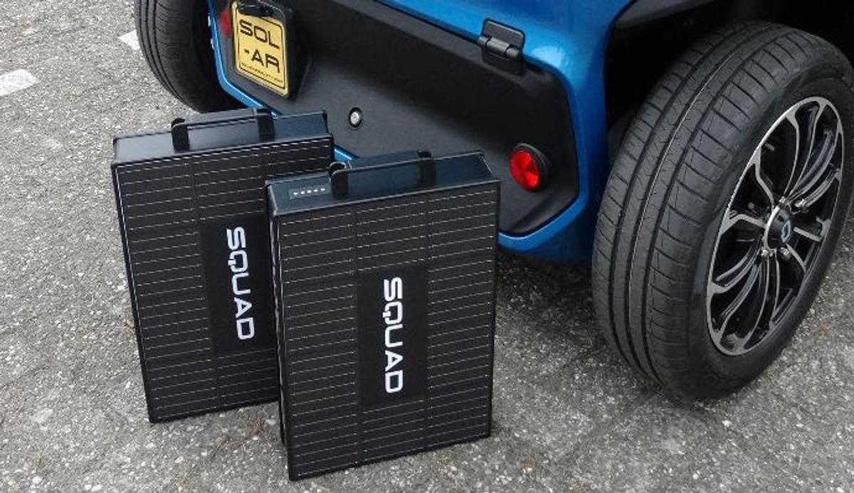 Carro movido a energia solar, tem quatro baterias portáteis, 2 metros de comprimento e 350 kg e já está disponível para pré-venda na Holanda. Será que vem para o Brasil?