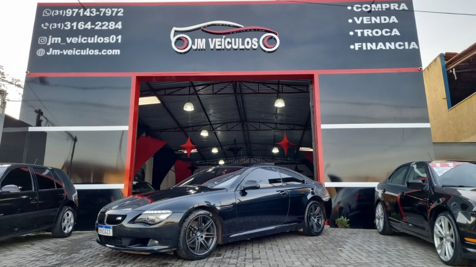 Fachada da loja Veículos à venda em JM VEICULOS - Santa Luzia - MG | Mobiauto