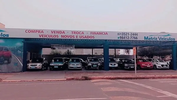 Fachada da loja Matriz Veiculos - Três Lagoas - MS