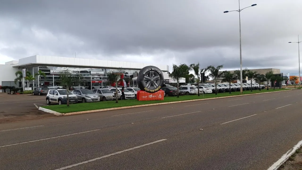 Fachada da loja Marca Motors Veículos - Palmas - TO