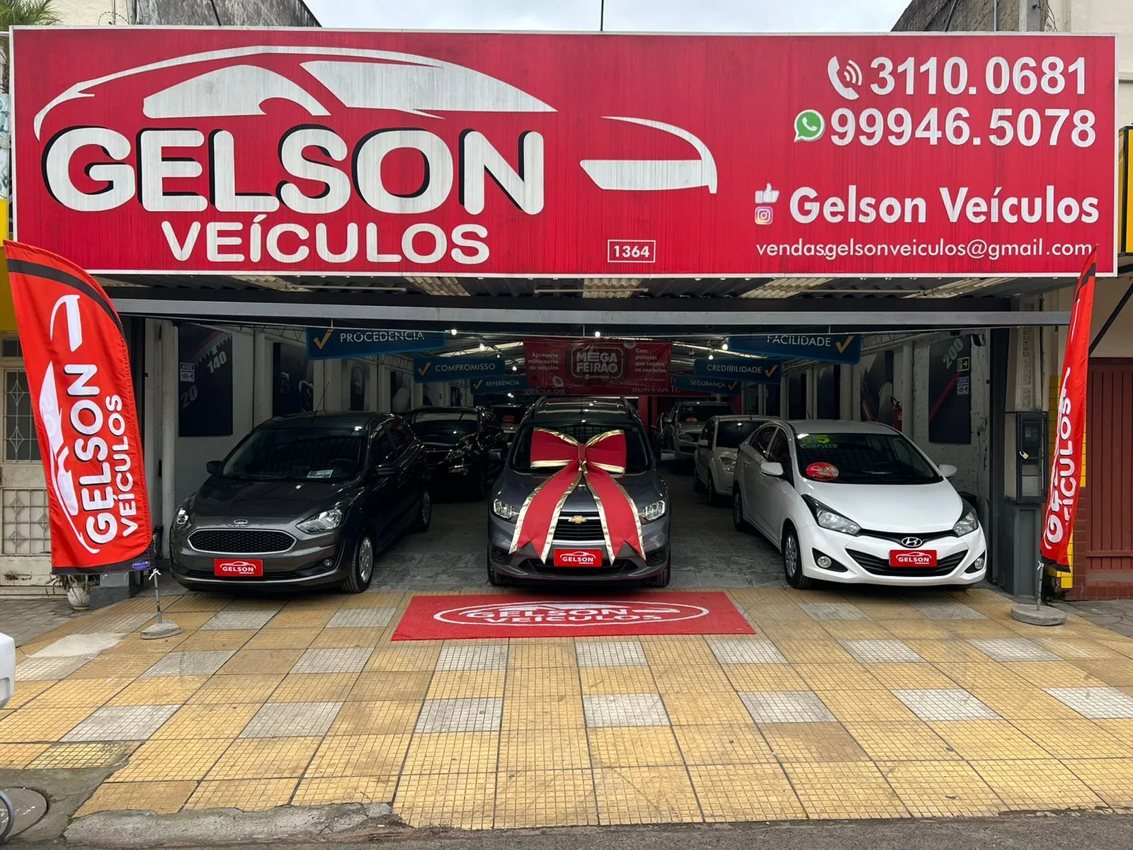 Fachada da loja GELSON VEICULOS - Esteio - RS