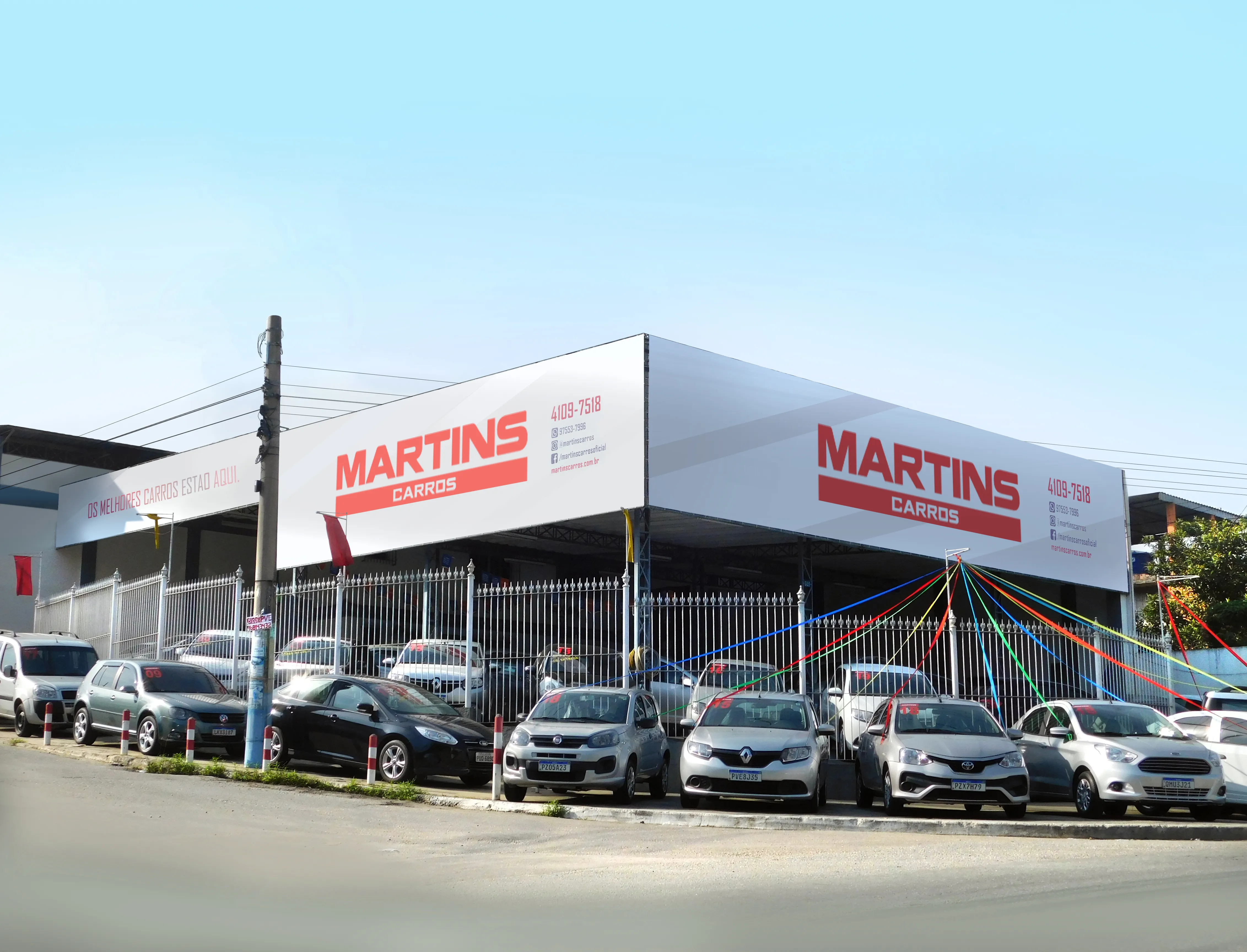 Fachada da loja Veículos à venda em Martins Carros - São João de Meriti - RJ | Mobiauto