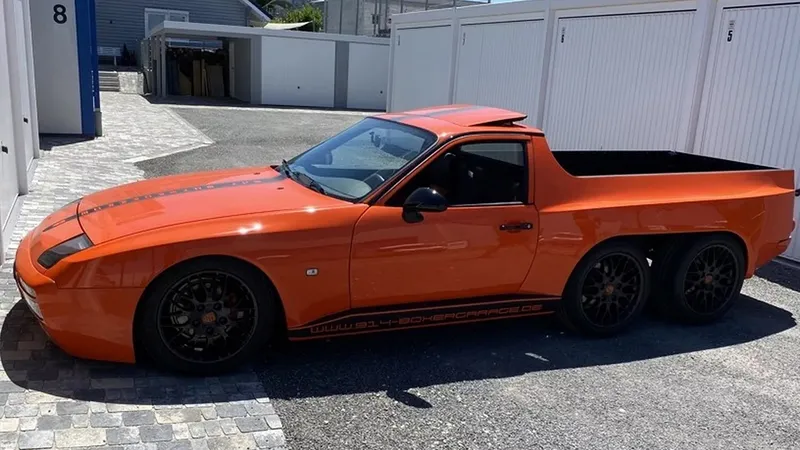 Empresa cria Porsche 944 picape com eixo trucado de quase R$ 1 milhão 