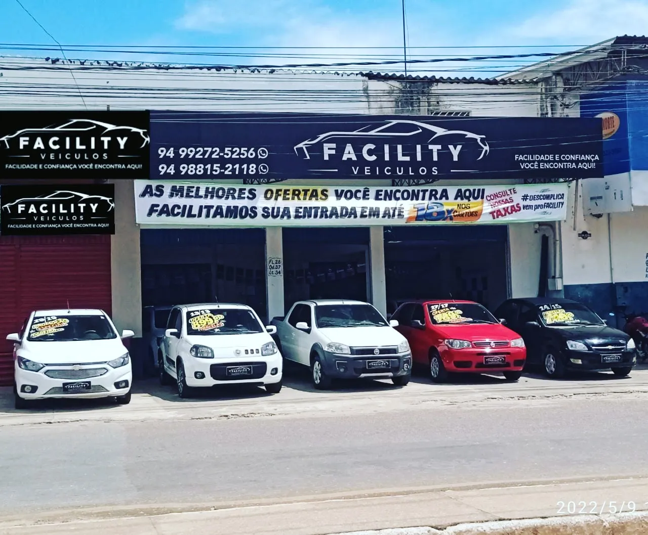 Fachada da loja FACILITY VEÍCULOS - Marabá - PA