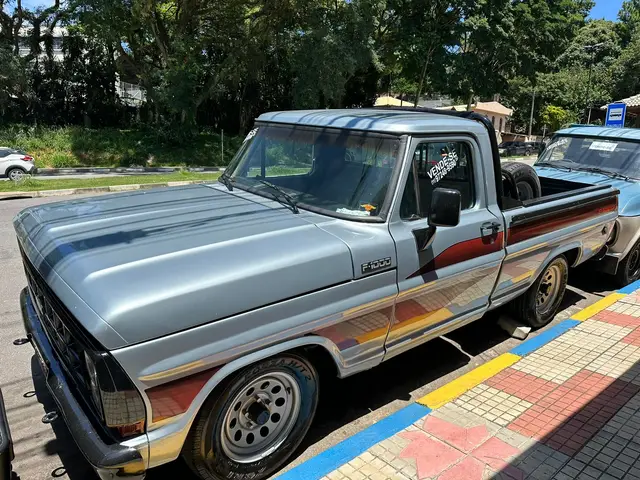 Carro Ford F-1000 1985 F1000 Super Serie 3.6 (Cab Simples)