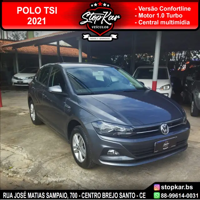 Carro Volkswagen Polo 2021 1.0 200 TSI Highline (Aut) (Flex)