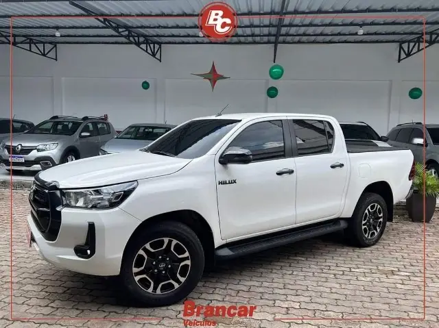 Carro Toyota Hilux Cabine Dupla 2021 SRV 2.7 CD 4x2 (Flex) (Aut)