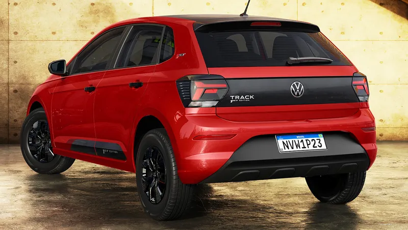 VW Polo Track se veste de Gol Last Edition em série limitada de estreia