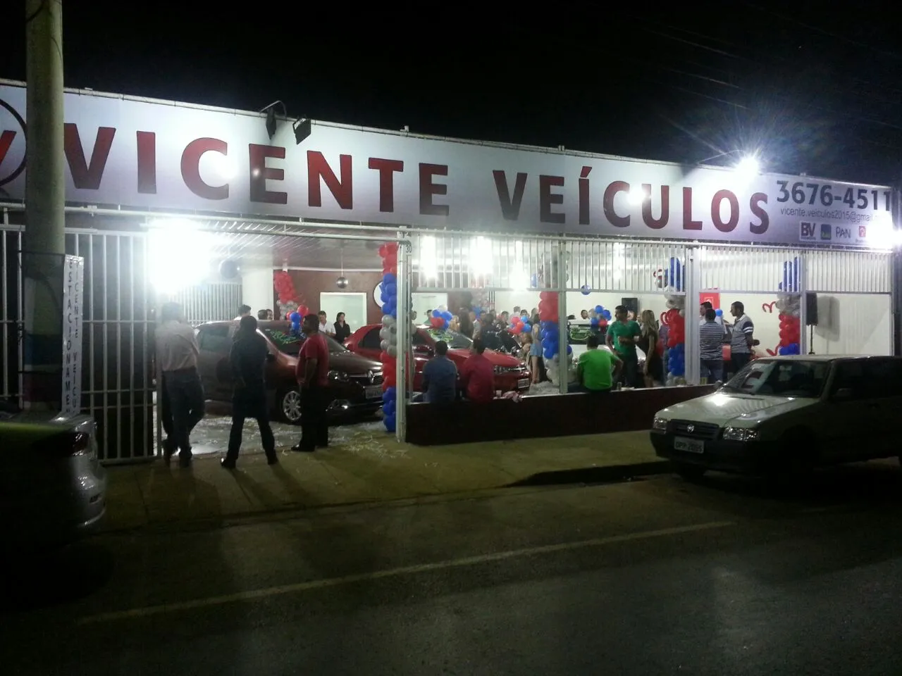 Fachada da loja Vicente Unai Veiculos - Unaí - MG