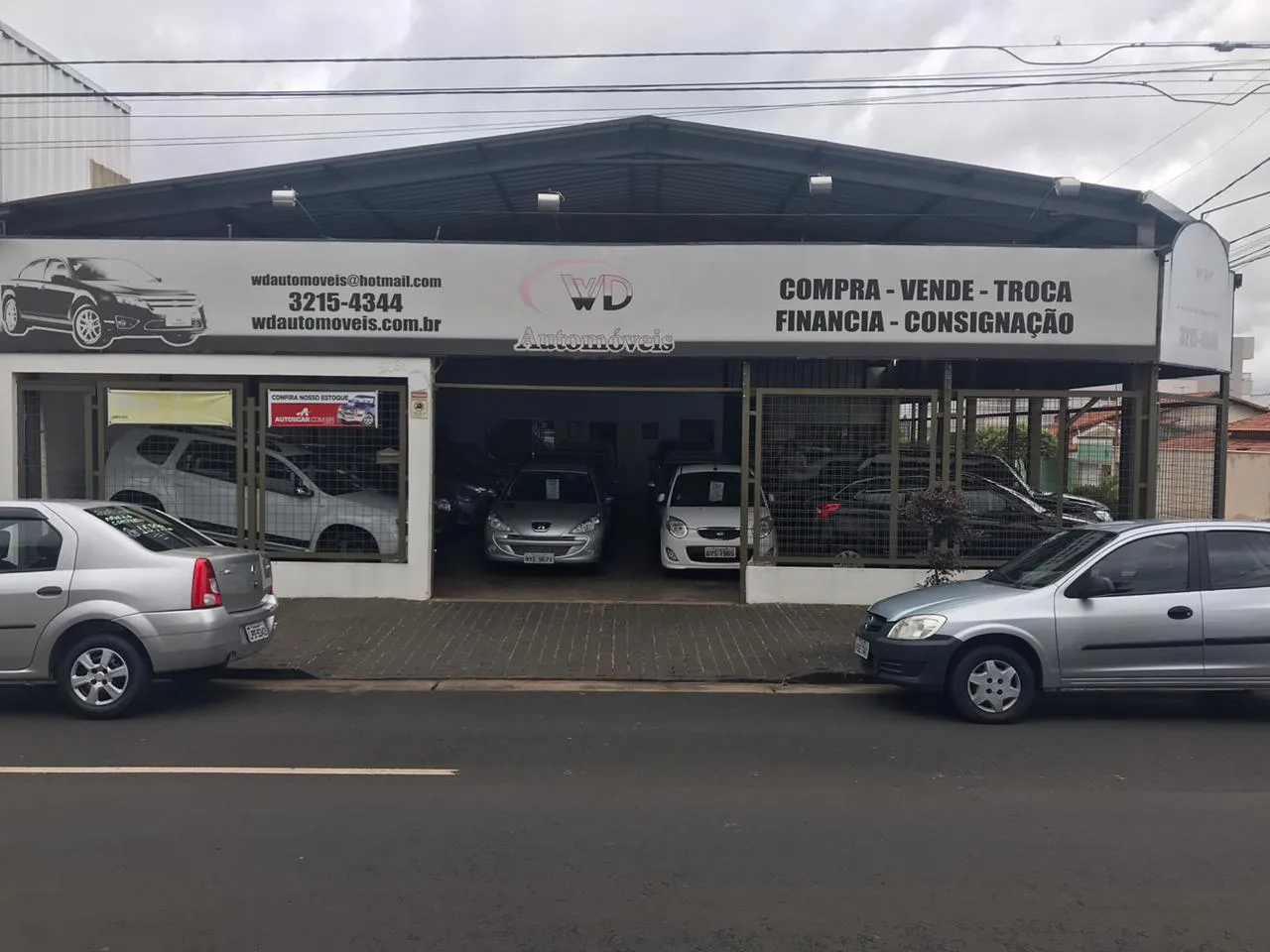 Fachada da loja Wd Automoveis - Uberlândia - MG