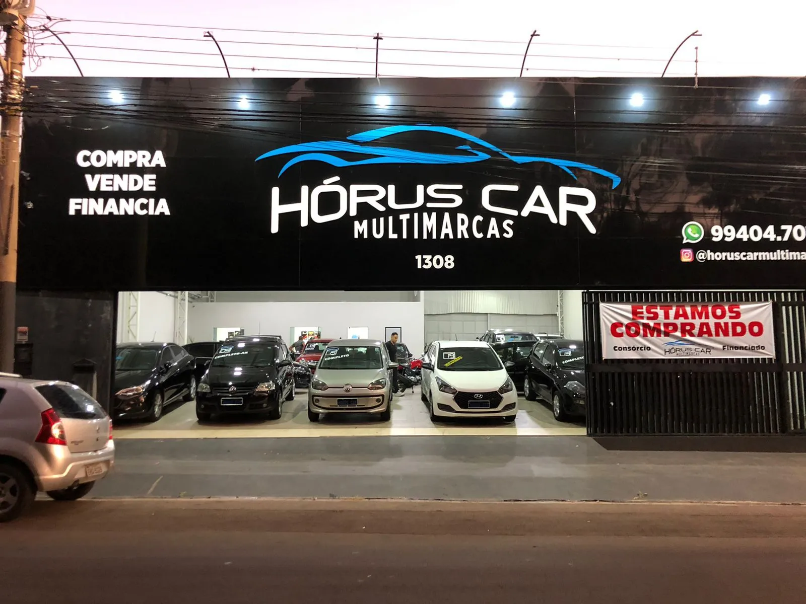 Fachada da loja Veículos à venda em HORUS CAR MULTIMARCAS - São Carlos - SP | Mobiauto
