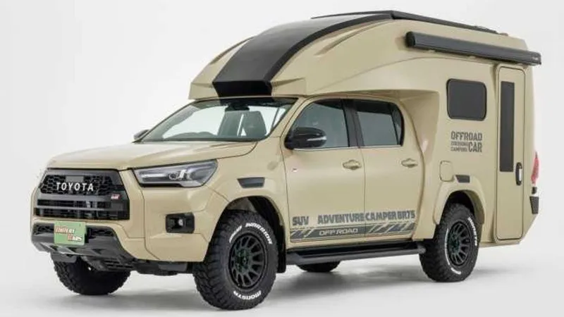 Empresa cria Hilux Motorhome por R$ 500 mil e transforma caçamba em carretinha 