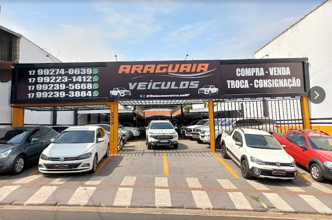 Fachada da loja Veículos à venda em ARAGUAIA VEICULOS - São José do Rio Preto - SP | Mobiauto
