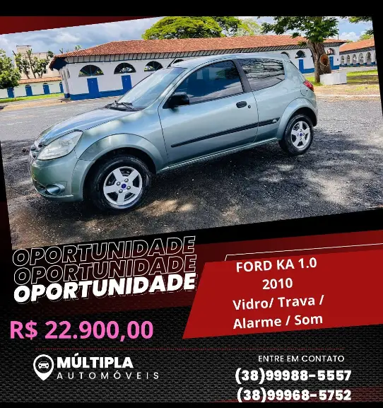 Carro Ford Ka 2010 Ka 1.0 (Flex)