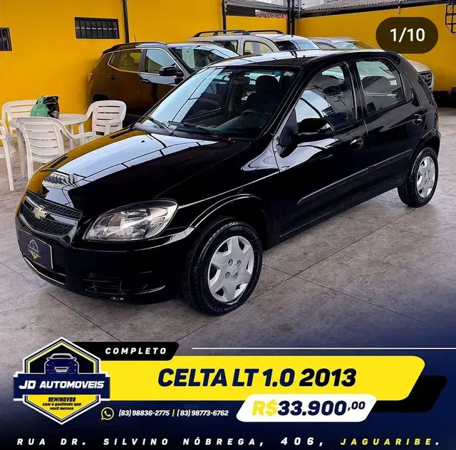 Carro Chevrolet Celta 2013 LT 1.0 (Flex)