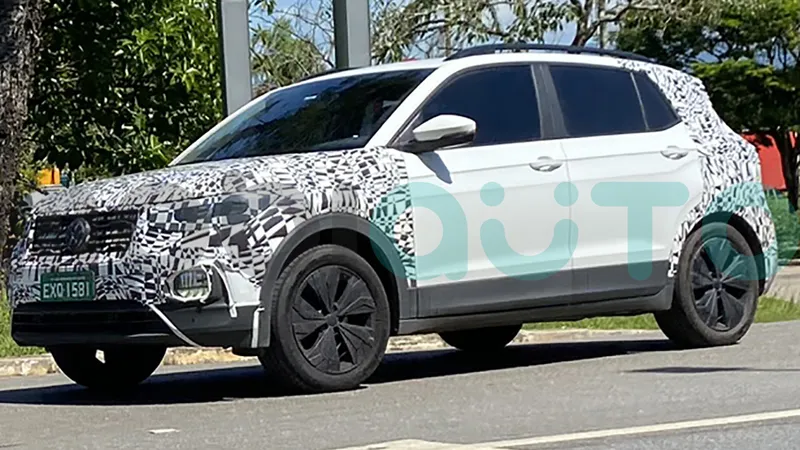 Flagra: VW T-Cross 2024 nacional mudará para ter mais cara do europeu