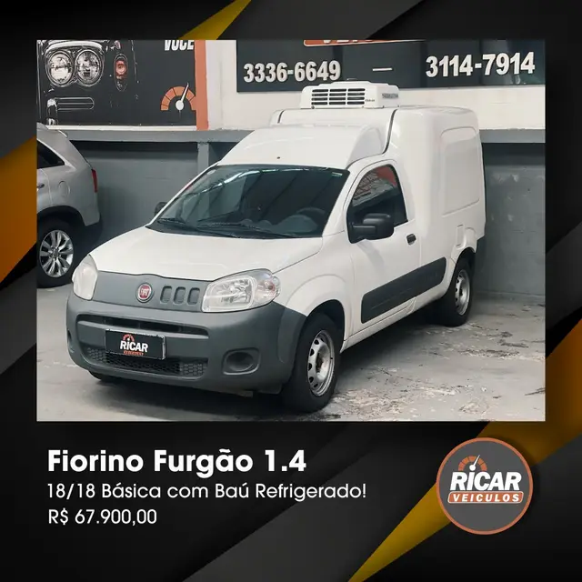 Carro Fiat Fiorino 2018 Furgão 1.4 Evo (Flex)