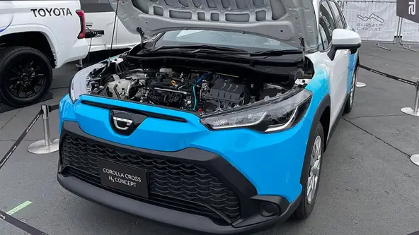 Protótipo do SUV com motor 1.6 turbo do GR Corolla alimentado por gás H2 está em testes no Japão e quer ser uma alternativa ao carro elétrico