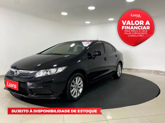 Carro Honda Civic 2014 New  LXS 1.8 16V i-VTEC (Flex)