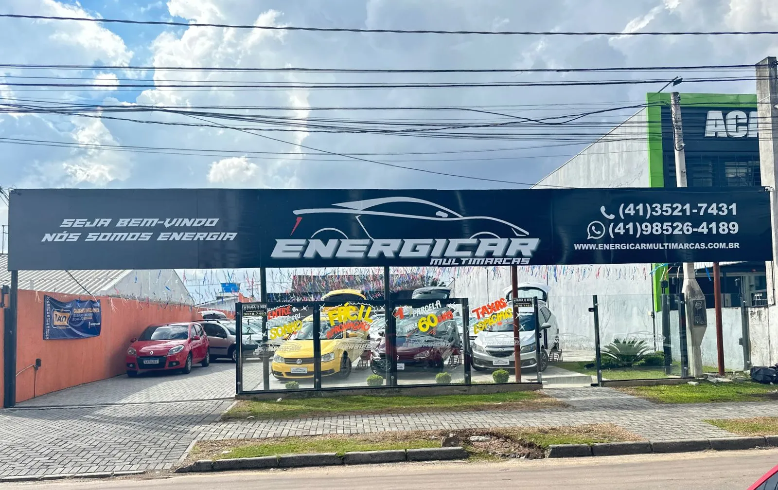 Fachada da loja Veículos à venda em ENERGICAR MULTIMARCAS - Curitiba - PR