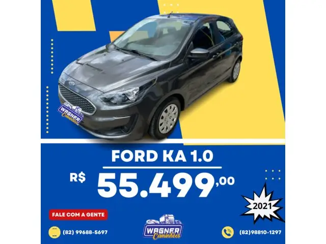 Carro Ford Ka 2021 1.0 SE (Flex)