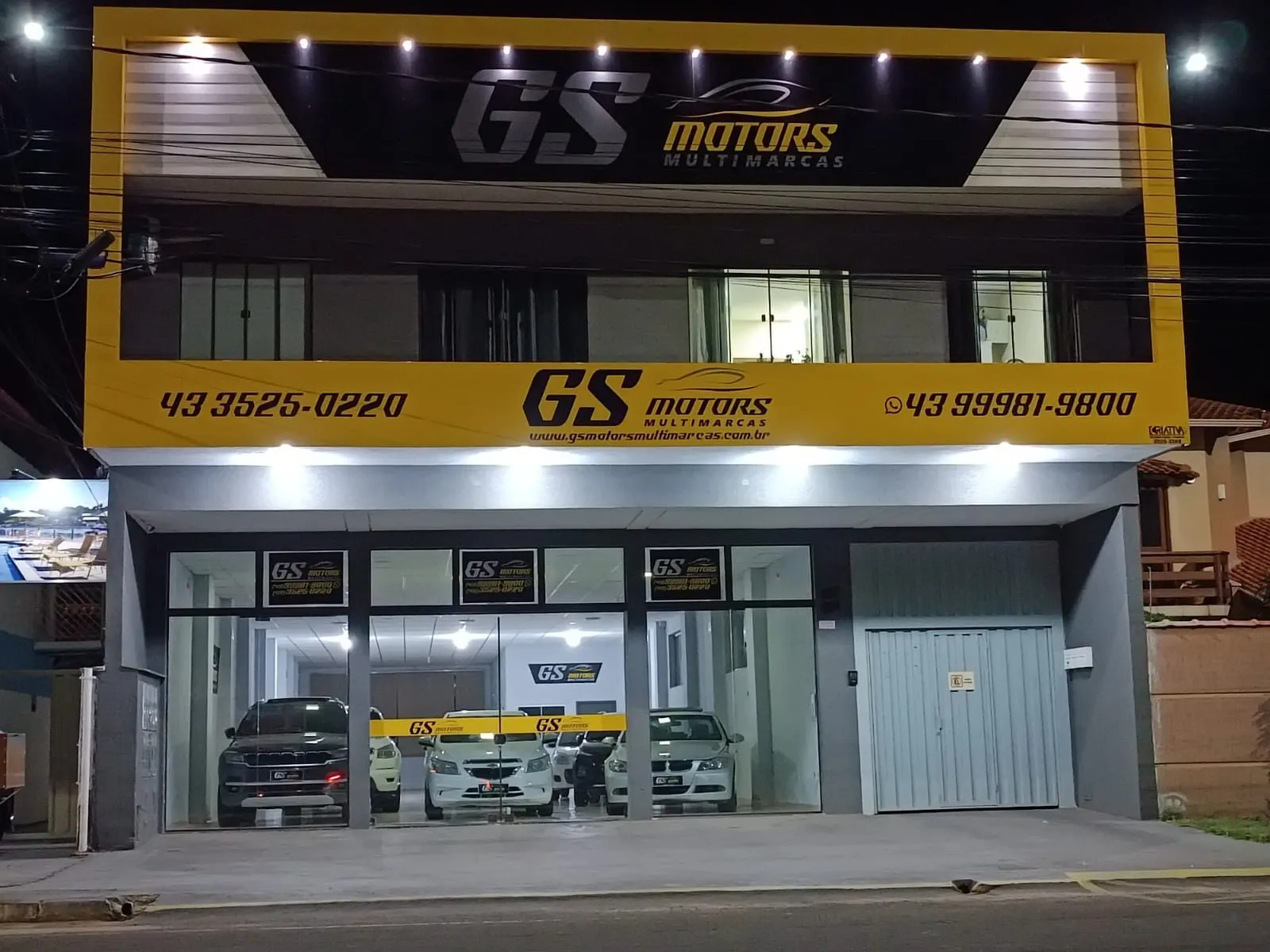 Fachada da loja GS multimarcas - Jacarezinho - PR