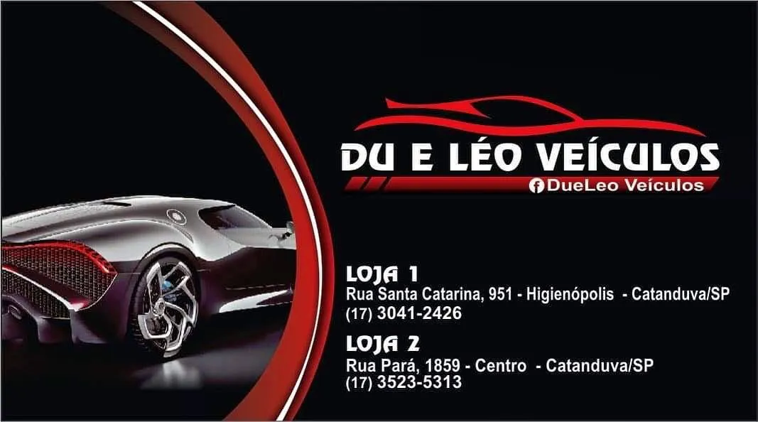 Fachada da loja DU E LEO VEICULOS - Catanduva - SP