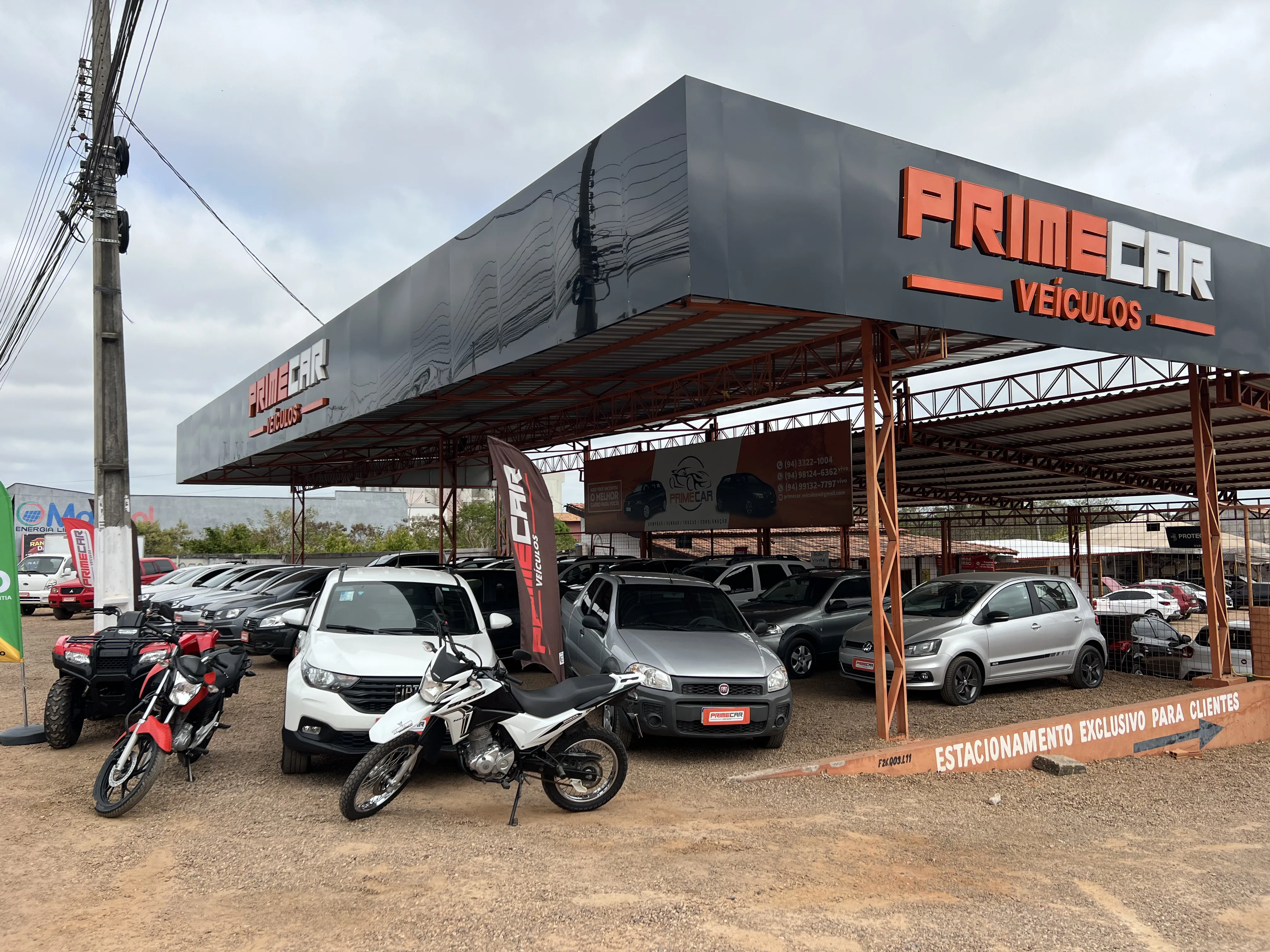 Fachada da loja PrimeCar Veiculos - Marabá - PA