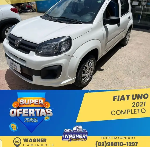 Carro Fiat Uno 2021 Drive 1.0 Firefly (Flex)