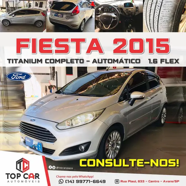 Carro Ford New Fiesta Hatch 2015 New Fiesta SE 1.6 16V