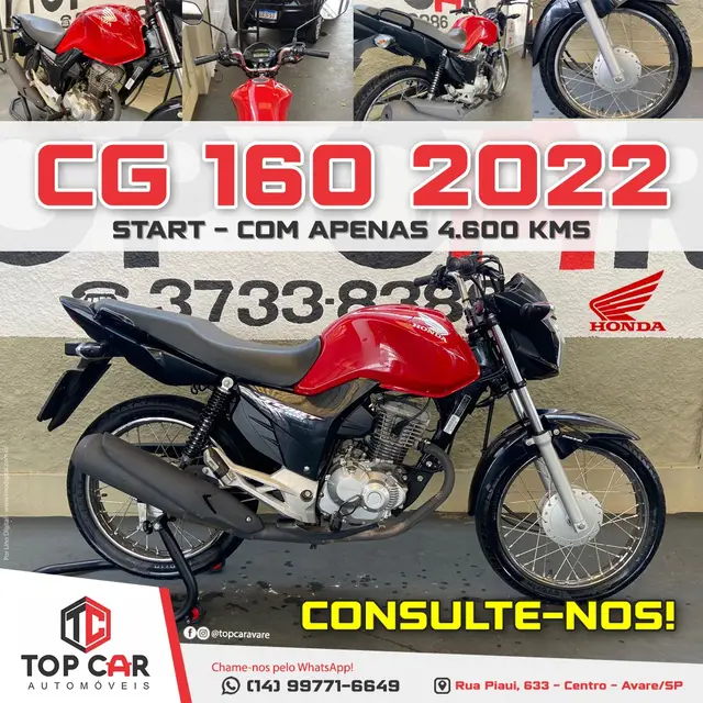 Carro Honda CG 160 2022 Start