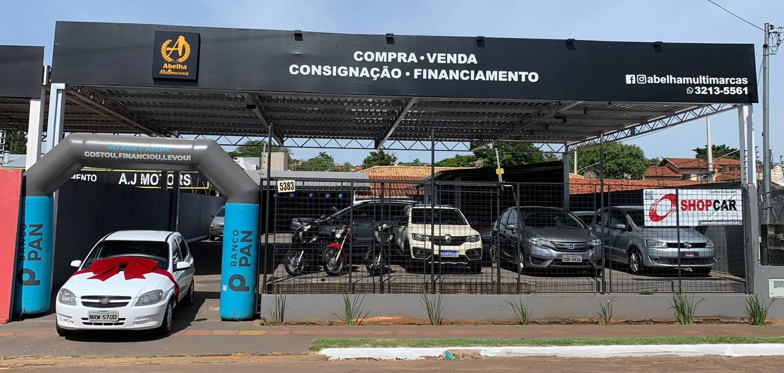 Fachada da loja ABELHA MULTIMARCAS - Campo Grande - MS
