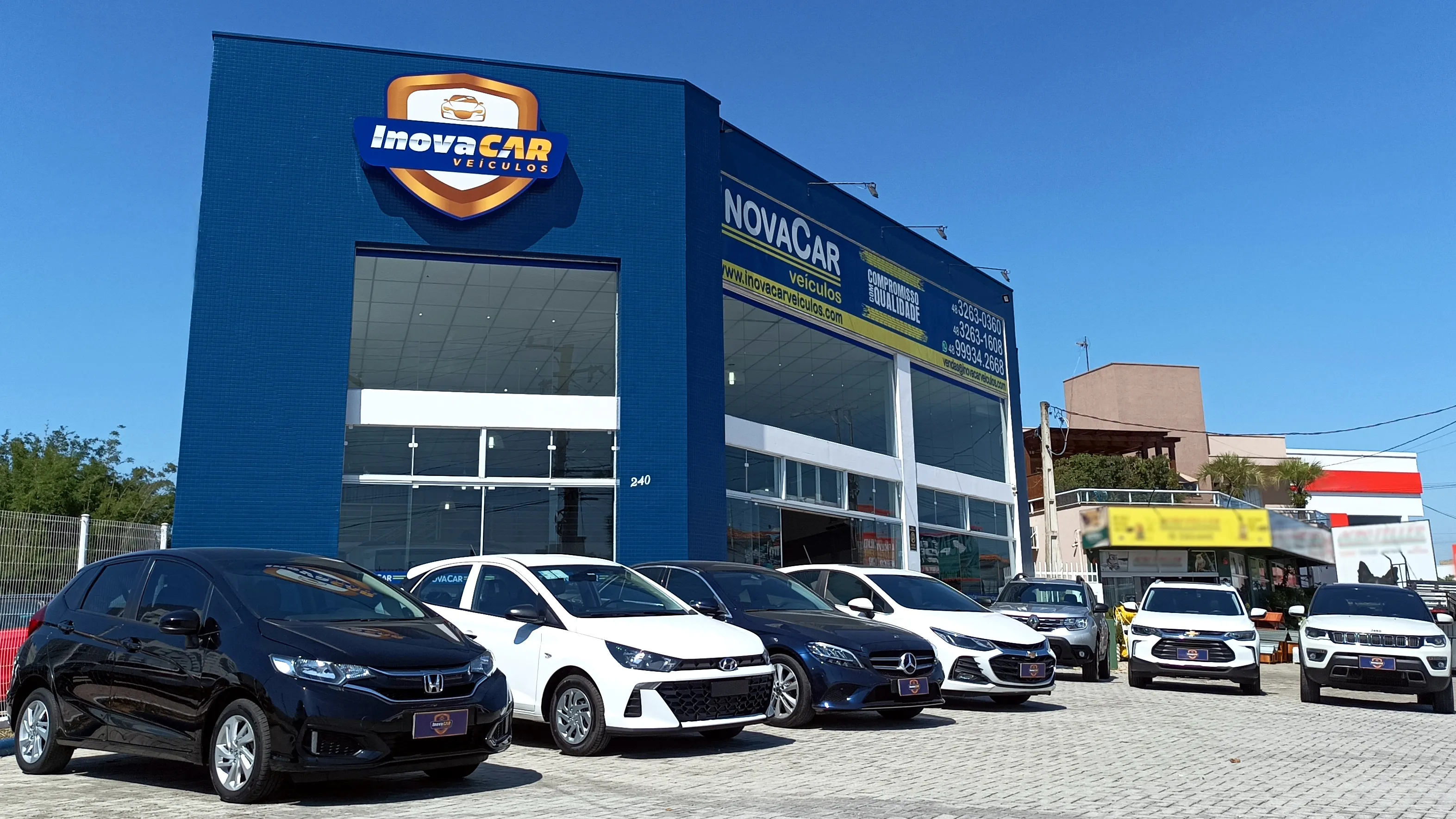 Fachada da loja InovaCar Veículos - Tijucas - SC