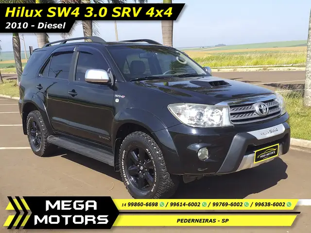 Carro Toyota Hilux SW4 2010 SRV 4x4 3.0 Turbo  (aut)