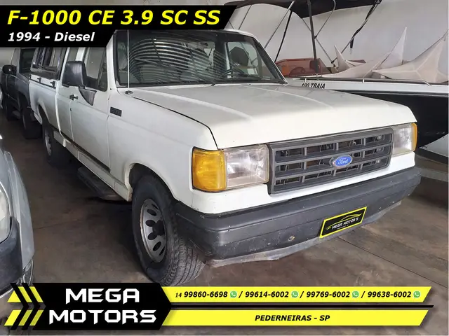 Carro Ford F-1000 1994 F1000 Super Cab 3.6 (Cab Estendida)