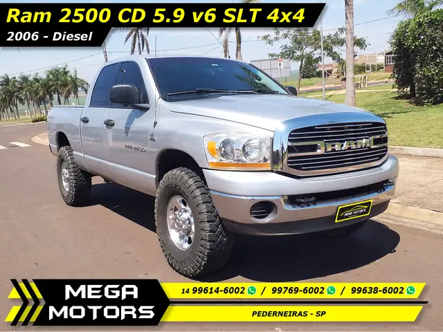 Carro Dodge RAM 2006 Ram 2500 SLT CD 5.9