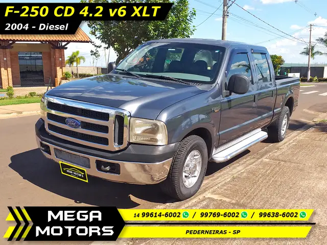 Carro Ford F-250 2005 F250 XLT 4.2 Turbo (Cab Dupla)