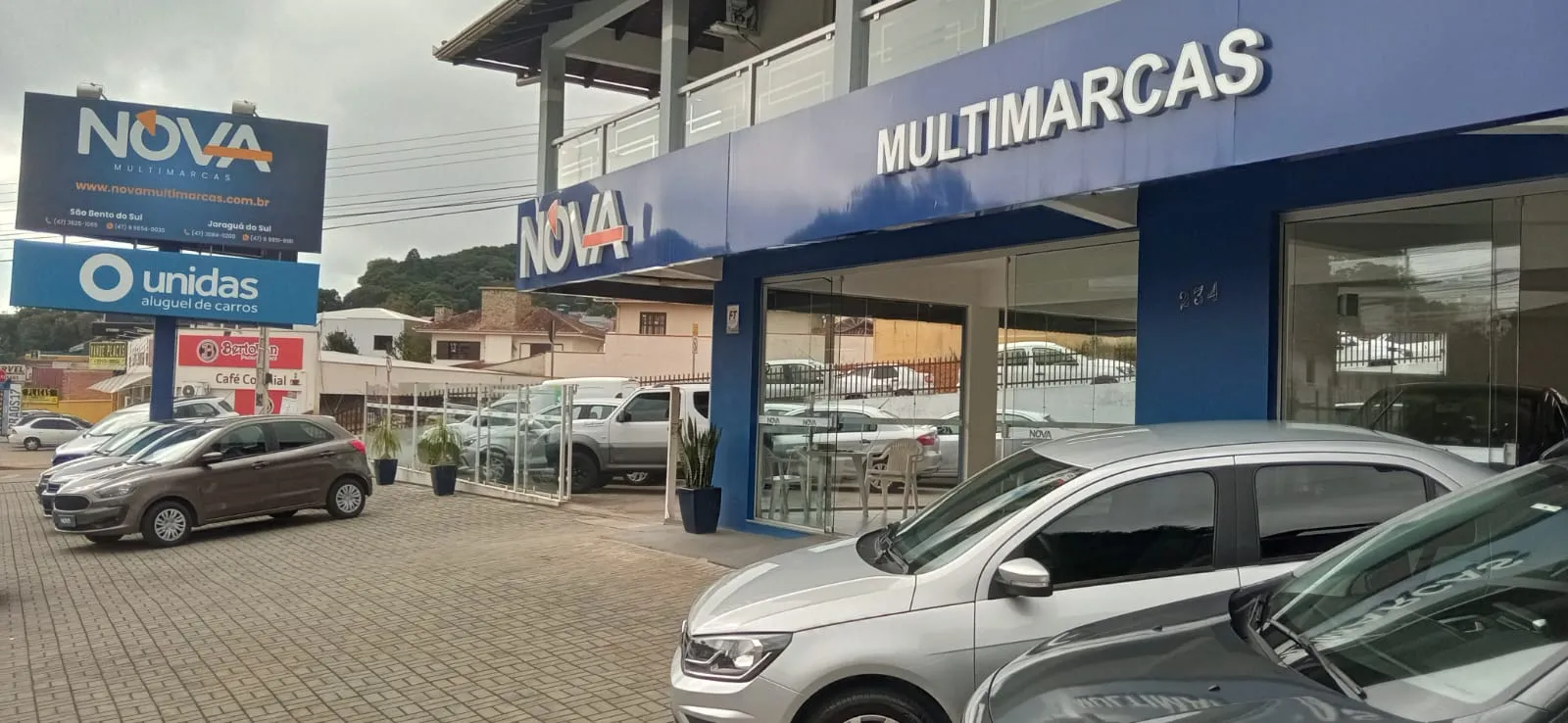 Fachada da loja Nova Multimarcas - São Bento do Sul - SC