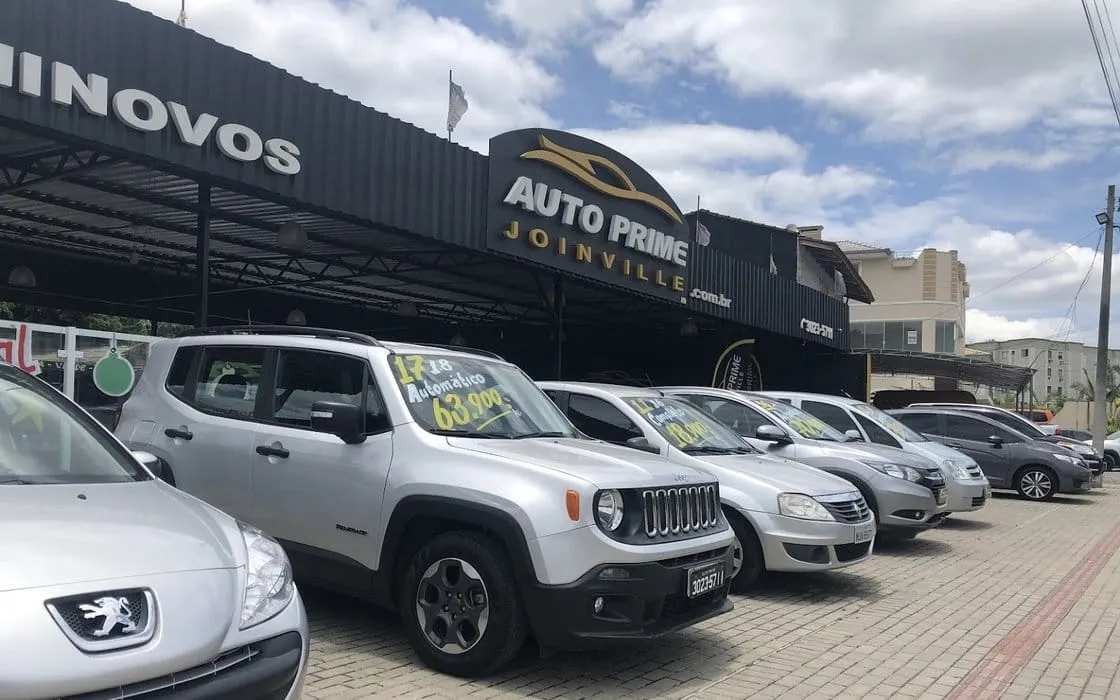 Fachada da loja Veículos à venda em AUTO PRIME  - Joinville - SC | Mobiauto