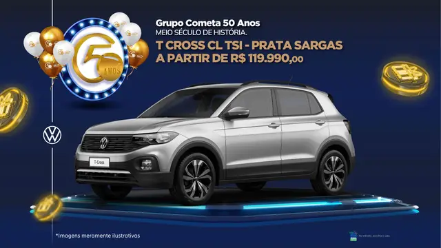 Carro Volkswagen T-Cross 2022 1.0 200 TSI Comfortline (Aut) (Flex)