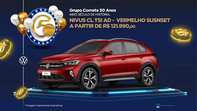 Carro Volkswagen Nivus 2022 Comfortline 1.0 Turbo (Aut) (Flex)
