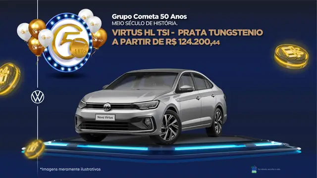 Carro Volkswagen Virtus 2022 1.0 200 TSI Highline (Flex) (Aut)
